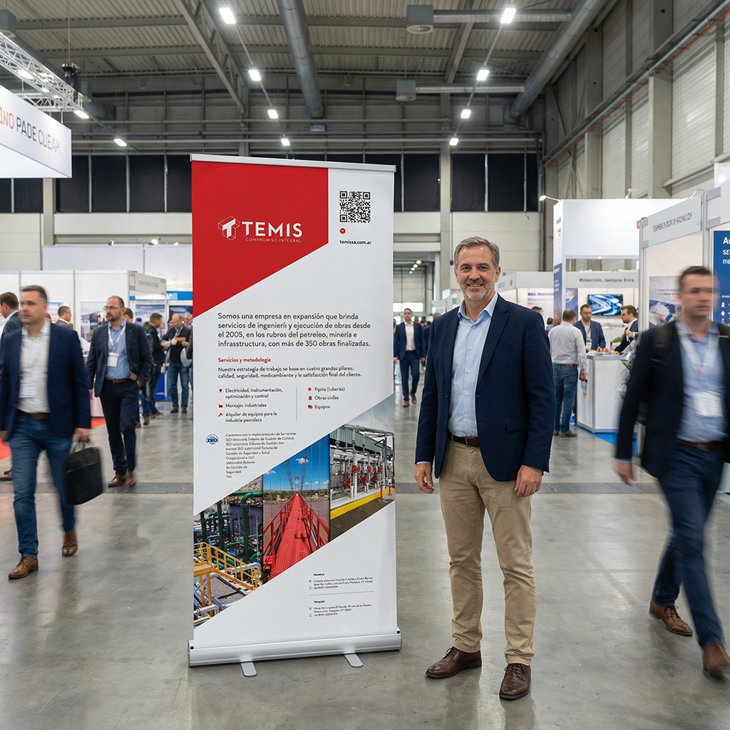 Banner para feria industrial
