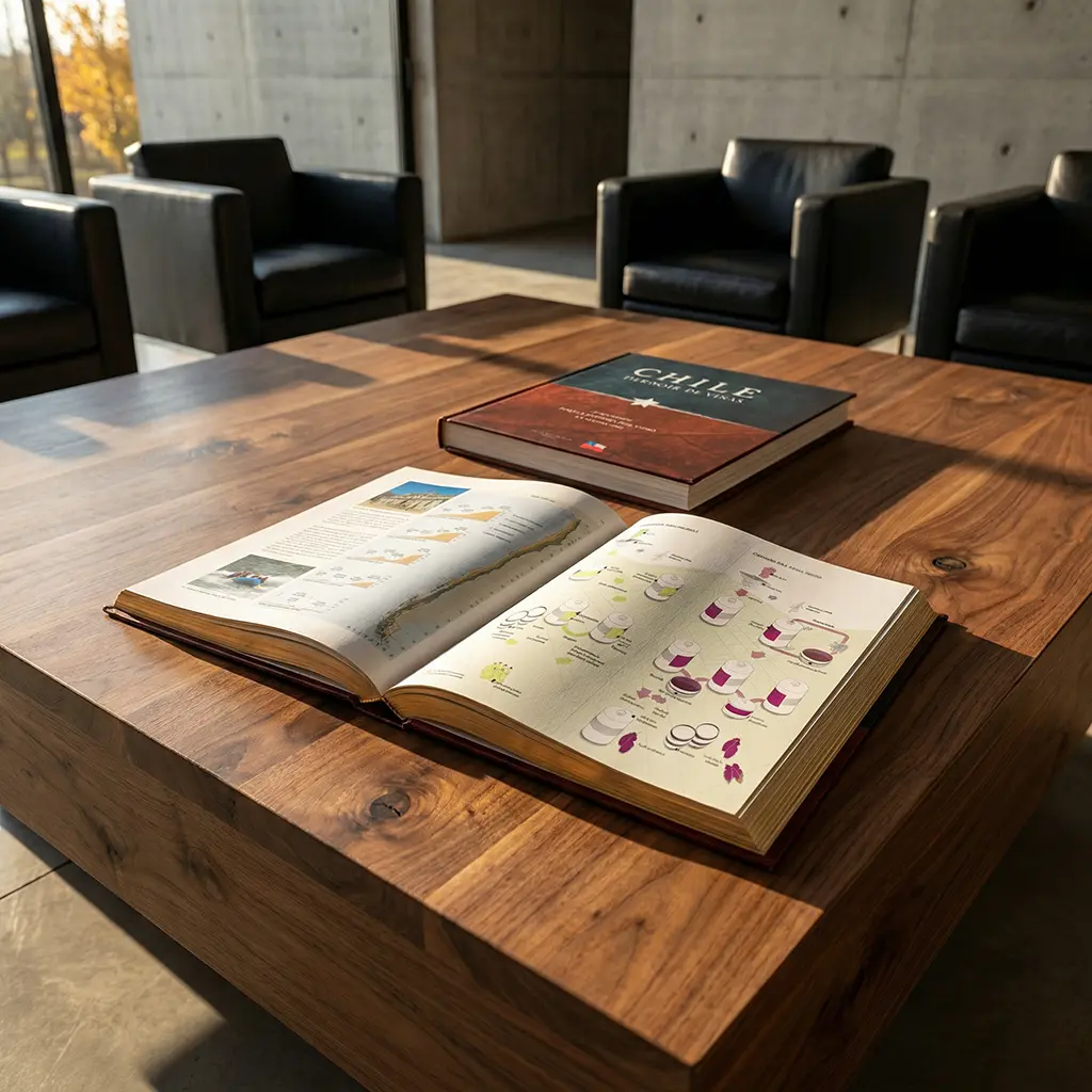 Diseño del libro Chile Terroir de Viñas